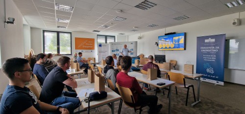 Udeleženci informativnega dne v Krškem