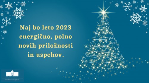 Voščilo Fakultete za energetiko Univerze v Mariboru